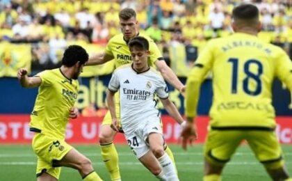 ريال مدريد وفياريال في مواجهة سابقة بالدوري الإسباني على ملعب سانتياجو برنابيو