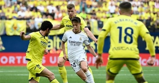 ريال مدريد وفياريال في مواجهة سابقة بالدوري الإسباني على ملعب سانتياجو برنابيو