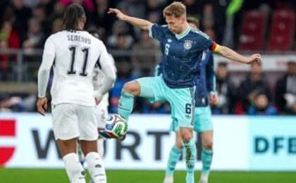 منتخب ألمانيا يواجه منتخب اليونان في دوري الأمم الأوروبية على ملعب تومبا