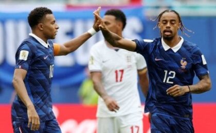مباراة فرنسا وإيطاليا في دوري الأمم الأوروبية على ملعب ستاد دو فرانس