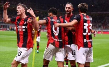 صورة من مباراة سالزبورج ضد ميلان في الدوري الأوروبي