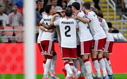 منتخب الإمارات يواجه منتخب سلطنة عمان في نصف نهائي خليجي 27