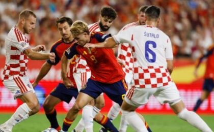 منتخب إسبانيا يستعد لمواجهة التشيك في دوري الأمم الأوروبية على ملعب كارلوس تارتييري
