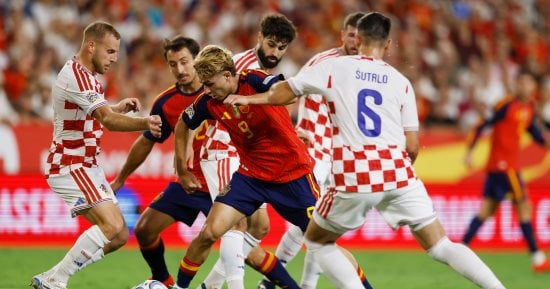 منتخب إسبانيا يستعد لمواجهة التشيك في دوري الأمم الأوروبية على ملعب كارلوس تارتييري