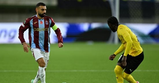 محمد صلاح مع طرابزون سبور قبل مواجهة بشكتاش في الدوري التركي